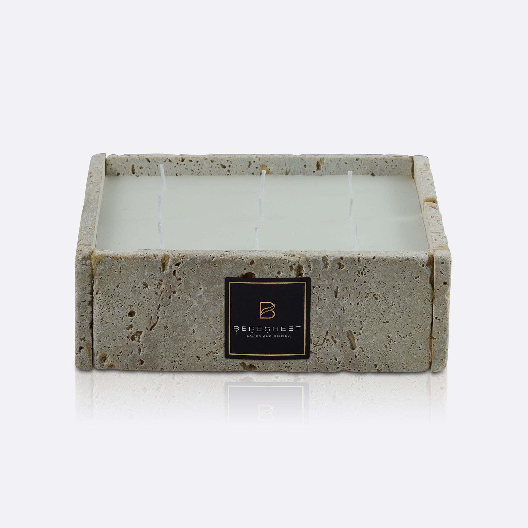 נר אומנות NATURAL STONE