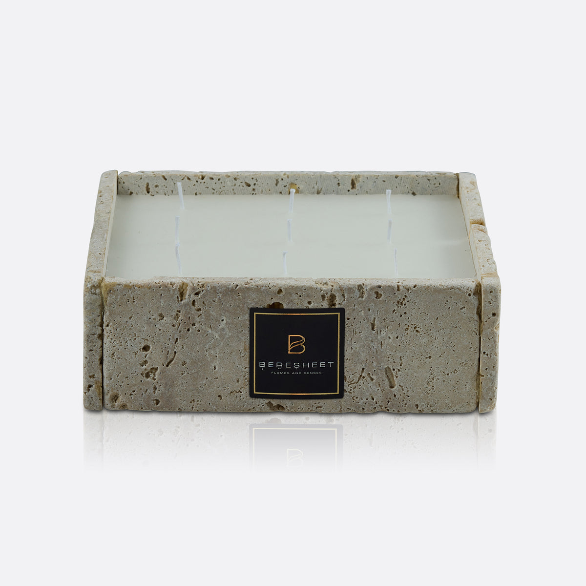 נר אומנות NATURAL STONE